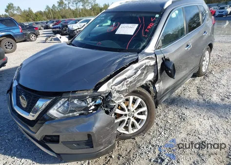 2020 Nissan Rogue Sv Fwd из США, поврежденный, VIN JN8AT2MT1LW009758